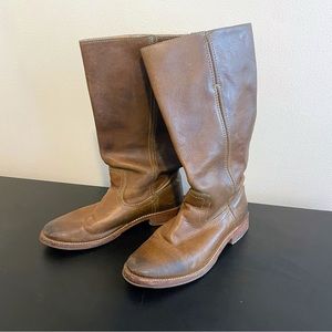 Frye leather tall riding boots